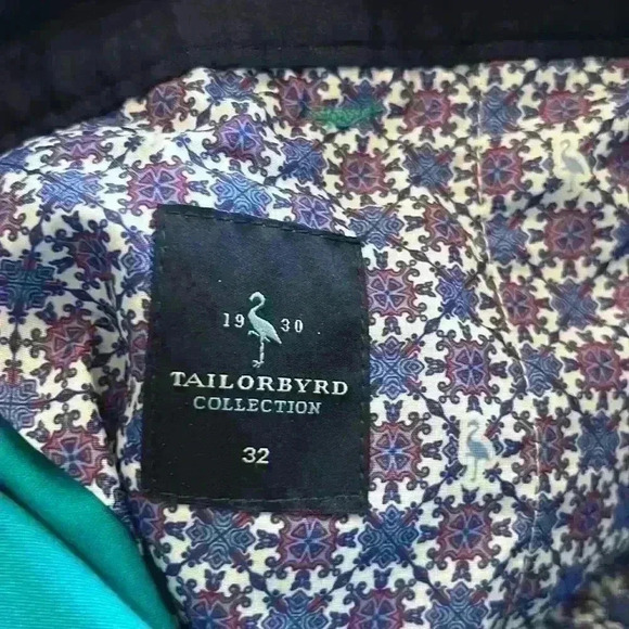 Tailorbyrd Collection NWT flat front, aqua men’s shorts. Size 32‎ - Picture 7 of 9